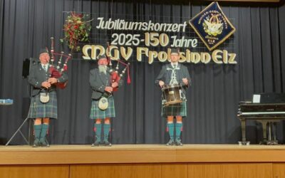 Traumhaftes Herbstkonzert mit Dudelsäcken